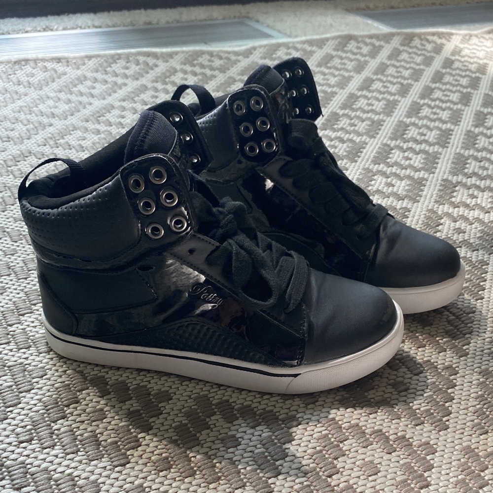 Pastry Black High-Top Kids Hip Hop Sneakers